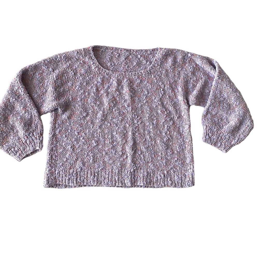 Vintage purple boucle sweater, estimated size s/m